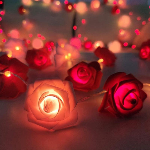 Enchanting Rose Glow: 3m LED String Lights for Valentine's Day