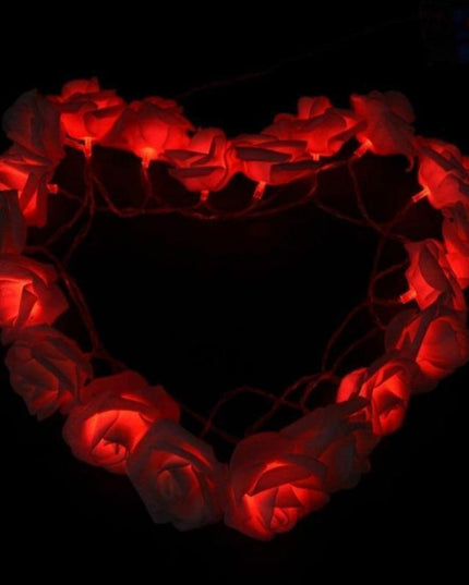 Enchanted Rose Glow: 3m LED Fairy Lights for Valentine's Day