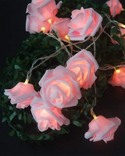 Enchanted Rose Glow: 3m LED Fairy Lights for Valentine's Day