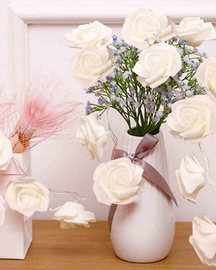 Enchanted Rose Glow: 3m LED Fairy Lights for Valentine's Day