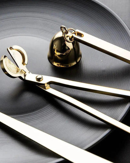 Elegant Stainless Steel Candle Snuffer Set with Mirror Finish