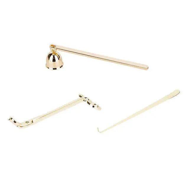 Elegant Stainless Steel Candle Snuffer Set with Mirror Finish