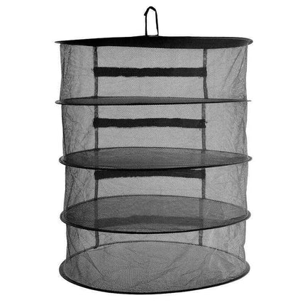 4-Layer Space-Saving Herb & Plant Drying Rack - Collapsible Design - Très Elite