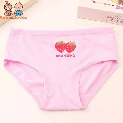4-Pack Girls' Cotton Briefs - Comfy Triangle Underwear for Ages 2-10 Years - Très Elite