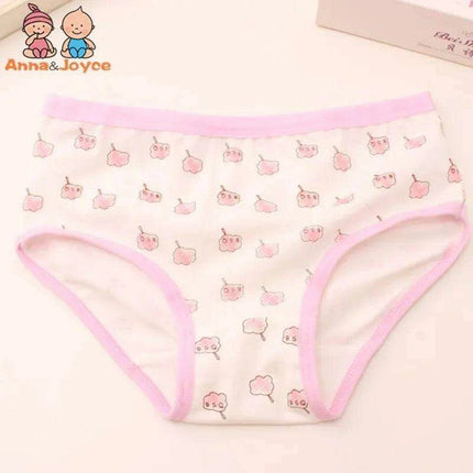4-Pack Girls' Cotton Briefs - Comfy Triangle Underwear for Ages 2-10 Years - Très Elite