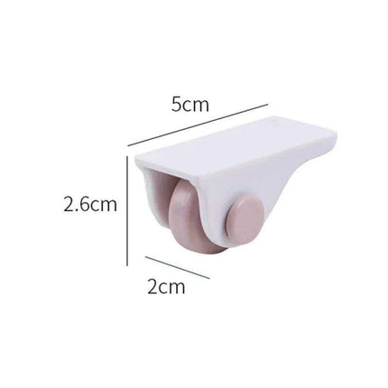 4-Pack Self-Adhesive Mute Caster Wheels for Easy Furniture Mobility - Très Elite