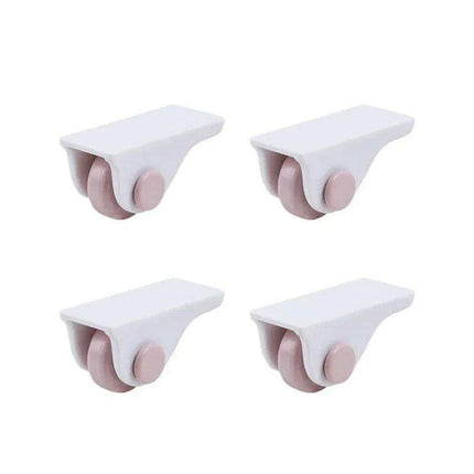 4-Pack Self-Adhesive Mute Caster Wheels for Easy Furniture Mobility