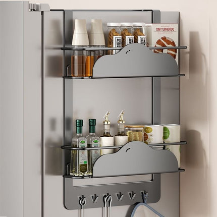 AliKopy Magnetic Refrigerator Top Storage Rack - Space-Saving Organize
