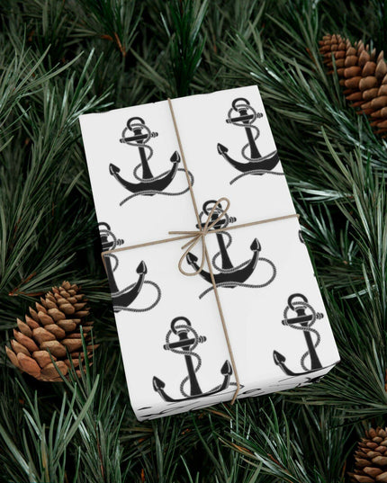 Artisan Anchor Gift Wrap Paper for Premium Gift Presentation