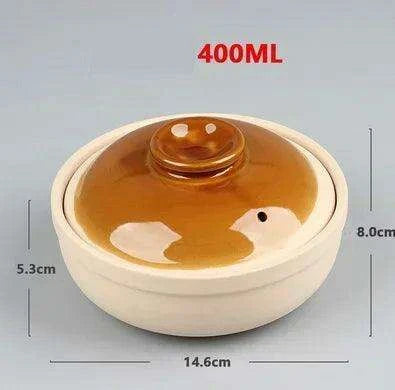 400ml Ceramic Clay Cooking Pot - Culinary Essential for Gourmet Delights - Très Elite