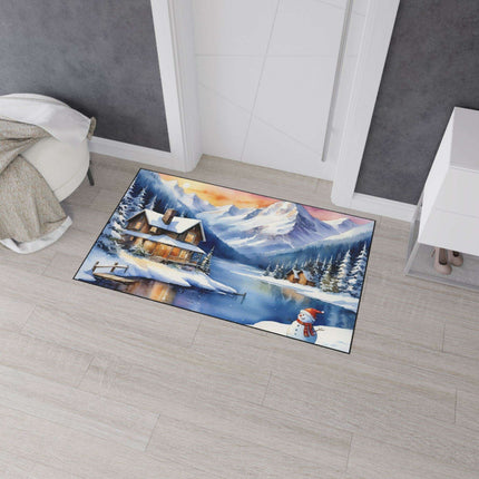 Personalized Luxury Polyester Area Rug with Anti-Slip Backing