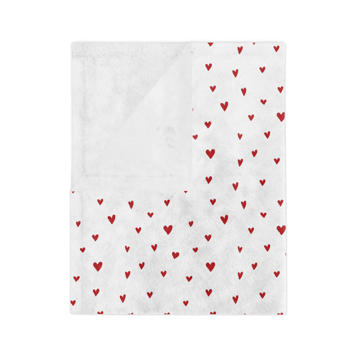 Maison d'Elite Valentine Premium Velveteen Minky Winter Christmas Blanket