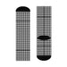 Elegant Checkered Comfy Crew Socks - Universal Fit comfort