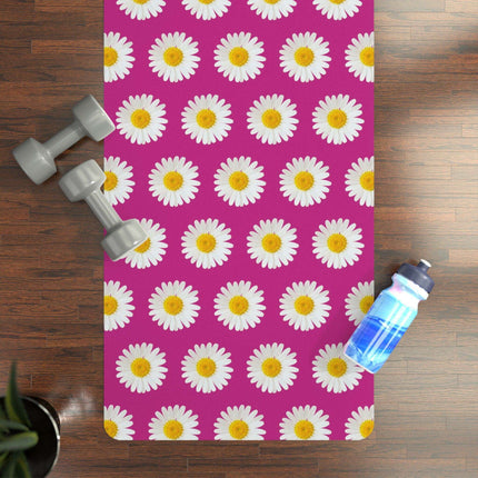 Opulent Daisy Blossom Yoga Mat for Supreme Comfort and Stability