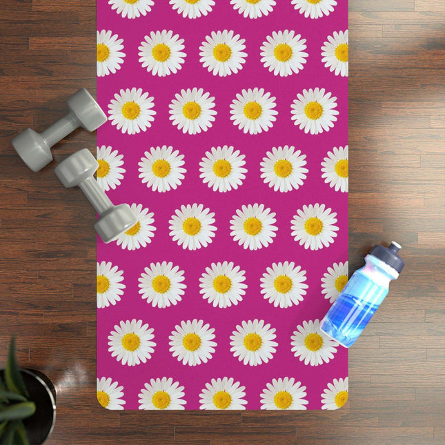 Opulent Daisy Blossom Yoga Mat for Supreme Comfort and Stability