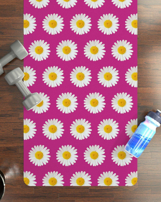Opulent Daisy Blossom Yoga Mat for Supreme Comfort and Stability