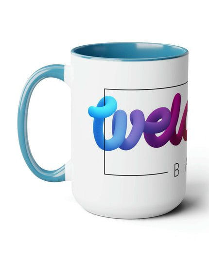 Elegant Two-Tone Ceramic Coffee Mugs from the Maison d'Elite Enigma Collection