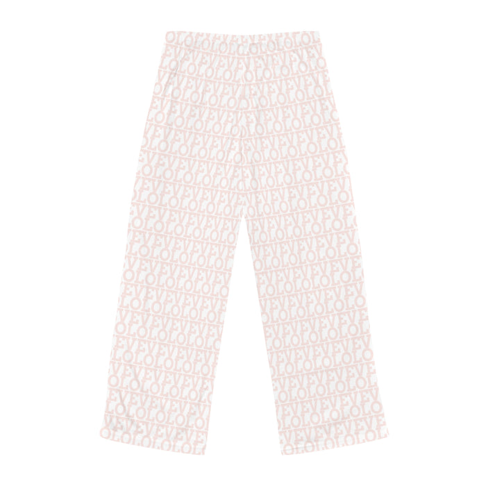 Pink Monogram Luxury Women's Pajama Pants - Embrace Elegance and Comfort