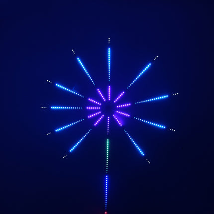 LED Fireworks Light Bar RGB 10W Bluetooth App Control With Forty Key Music