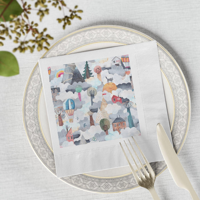 Elegant White Coined Napkins: Enhance Your Events with Timeless Sophistication