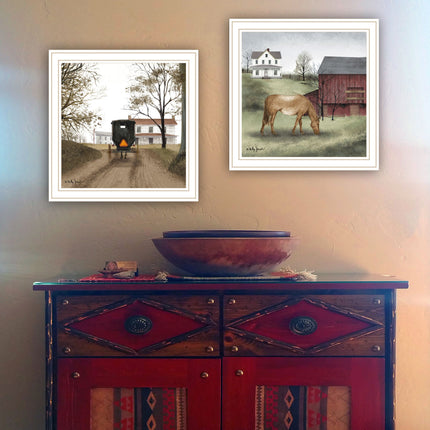 Billy Jacobs 2-Piece Vignette 'Heading Home' Framed Wall Art Set