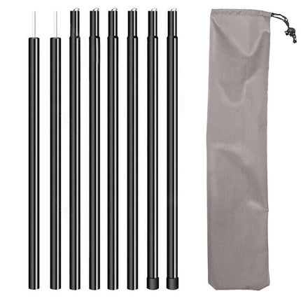 Peekaboo Studio Adjustable Steel Tent Poles - 2x200cm Telescopic Desig