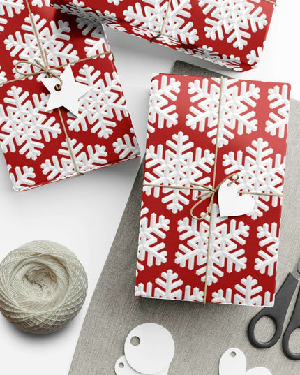 Elegant 3D Holiday Gift Wrap Set - Premium USA-Made Wrapping Paper for Modern Gifting