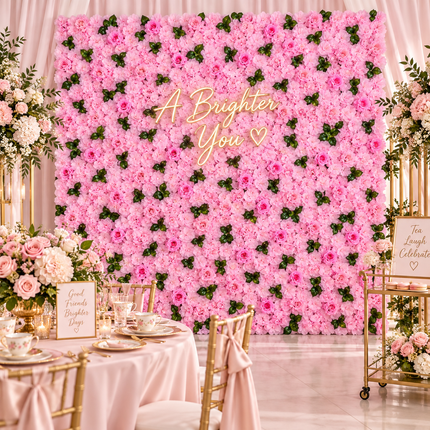 Elegant Floral Wall Art Handmade with Cotton, Silk, and Artificial Blooms - Très Elite