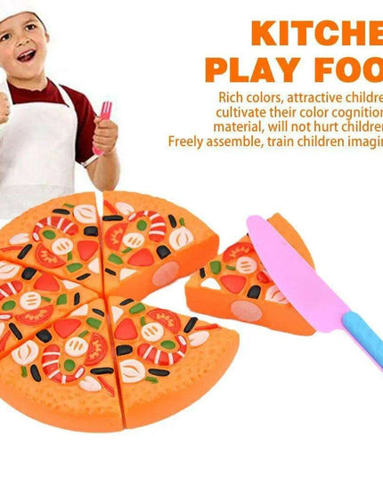 Creative Pizza Slice Cutting Play Set for Kids' Imaginative Learning and Fun