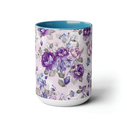 Elegant Duo: Maison Two-Tone Ceramic Coffee Cups