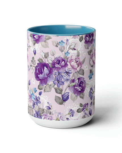 Elegant Duo: Maison Two-Tone Ceramic Coffee Cups