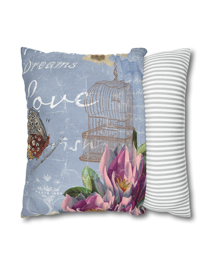 Elegant Shabby Chic Throw Pillow Cover - Enhance Your Home Decor
