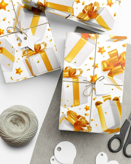 Luxurious Artisan 3D Holiday Gift Wrap Set - Crafted in the USA