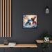 Elegant Whisper Matte Canvas Art - Sustainable Pinewood Frame