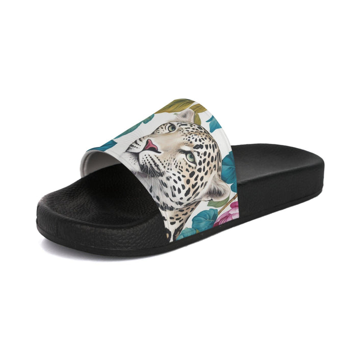Leopard Women's Cozy Slide Sandals by Kireiina - Chic Style