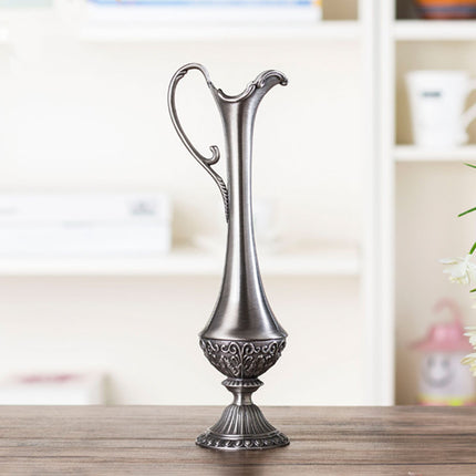 Zinc Alloy Geometric Vase Pendant Hanging Decoration Bronze Landscape Floral