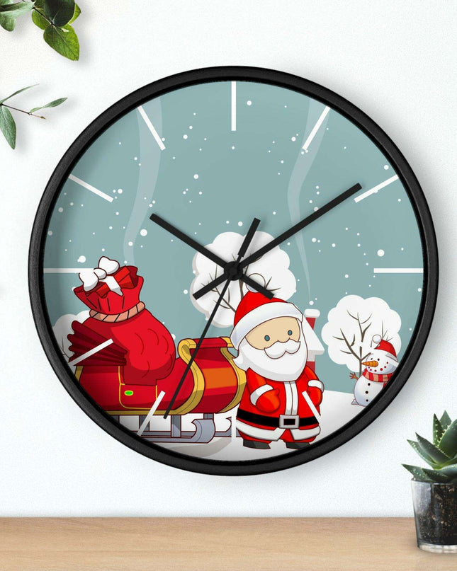 Elegant Artisan Wood Wall Clock with Premium Color Choices for Sophisticated Interiors