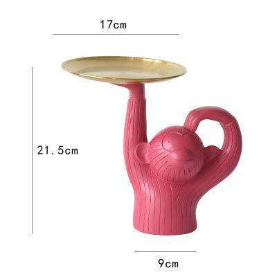 Artistic Monkey Tray - Stylish Key Organizer and Home Decor Piece