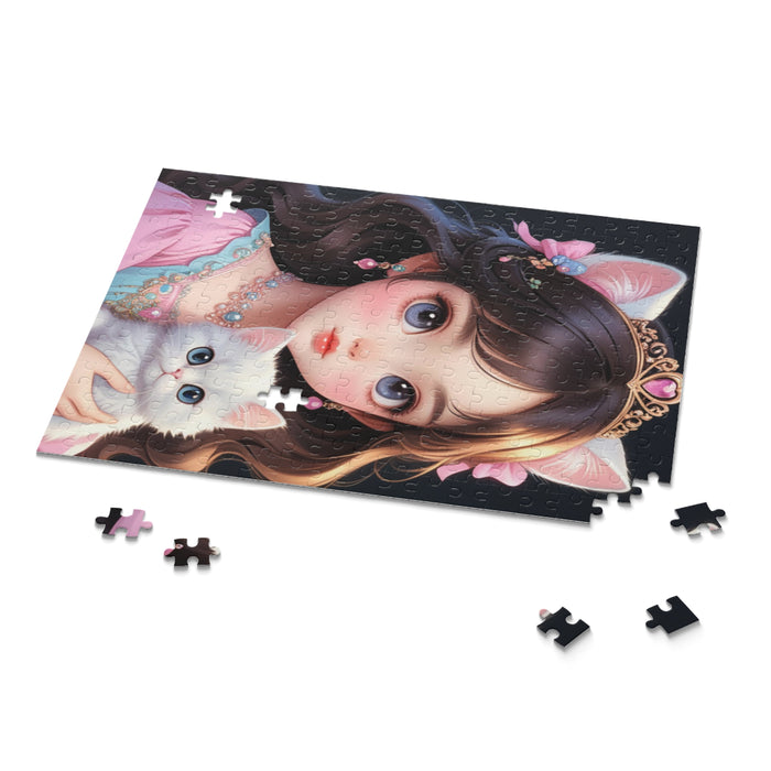 Luxurious Feline Puzzles - Exquisite Handcrafted Set for Elegant Enthusiasts