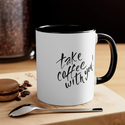 Stylish 11oz Custom Accent Coffee Mug with Two-Tone Design for a Chic Morning Experience