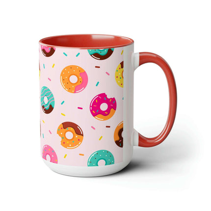 Sophisticated Two-Tone Ceramic Mug Collection - 15oz by Maison d'Elite