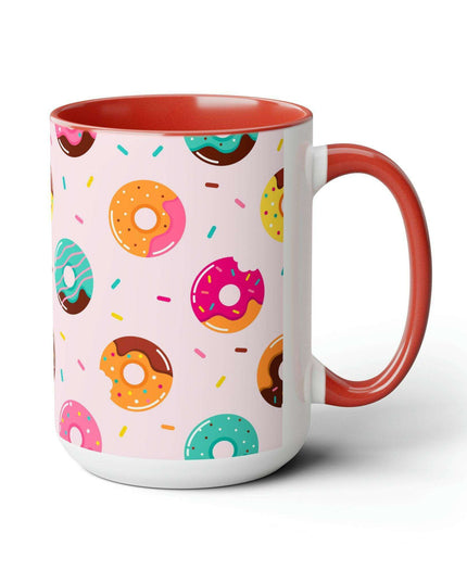 Sophisticated Two-Tone Ceramic Mug Collection - 15oz by Maison d'Elite