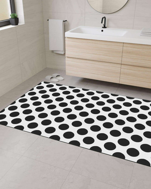 Personalized Polka Dot Area Rug: A Stylish Home Accessory