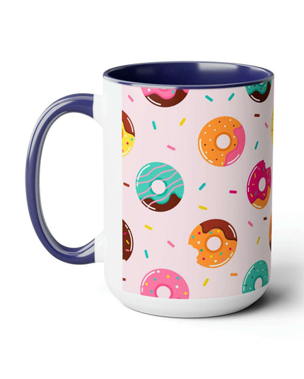 Sophisticated Two-Tone Ceramic Mug Collection - 15oz by Maison d'Elite