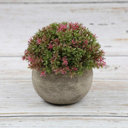 Serene Green Faux Bonsai Plant for Elegant Desk Decoration