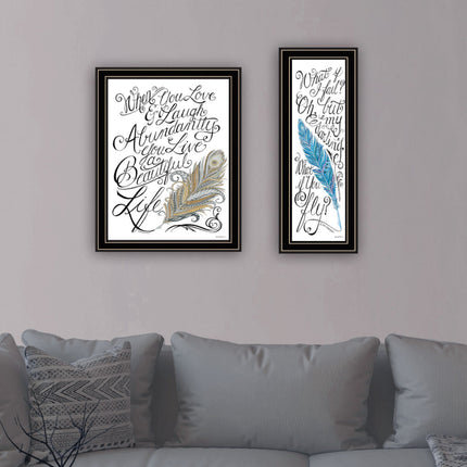Deb Strain 2-Piece Framed Wall Art Set - Inspirational Design for Home