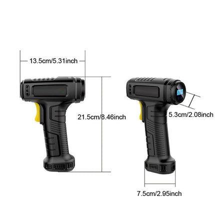 Peekaboo Studio Cordless Digital Tire Inflator - USB Rechargeable, Por