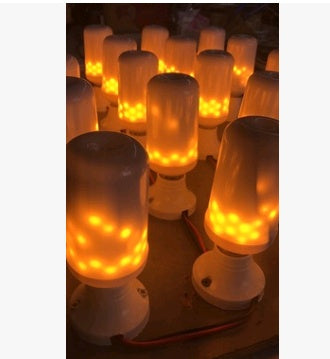 LED Flame Light Torch For Halloween Decoration E27 Warm Yellow 7.5W 360 Beam