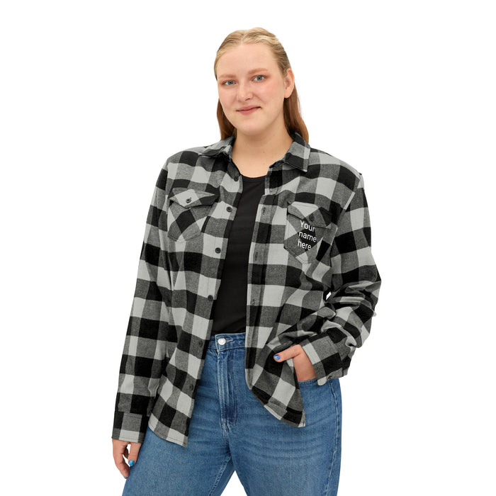 Elevate Your Everyday Style with our Personalized Unisex Flannel Shirt