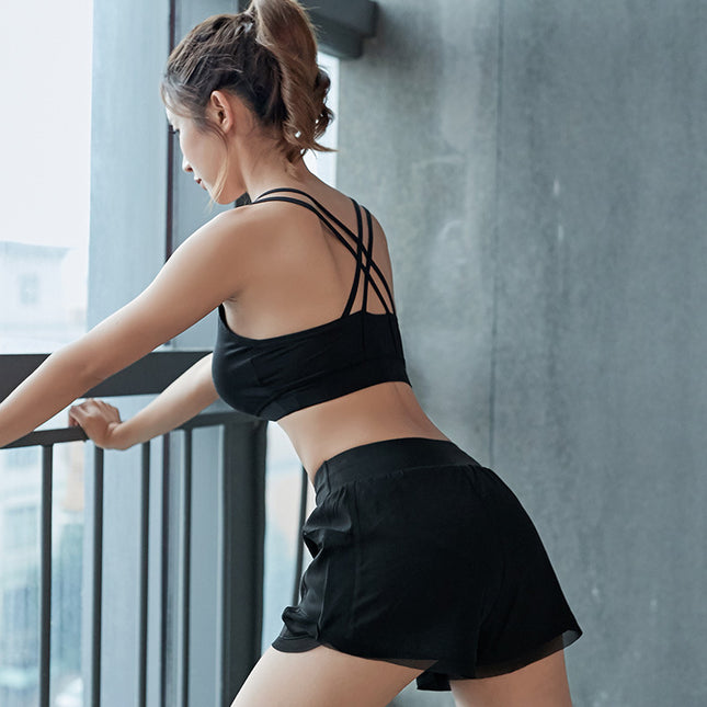 Loose track shorts
